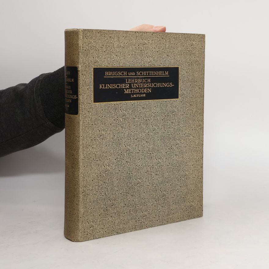Theodor Brugsch Lehrbuch Klinischer Untersuchungsmethoden