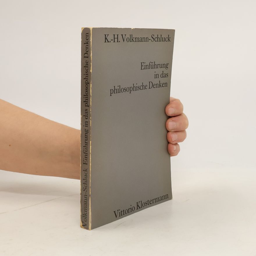 Karl Heinz Volkmann Schluck Einführung in das philosophische Denken
