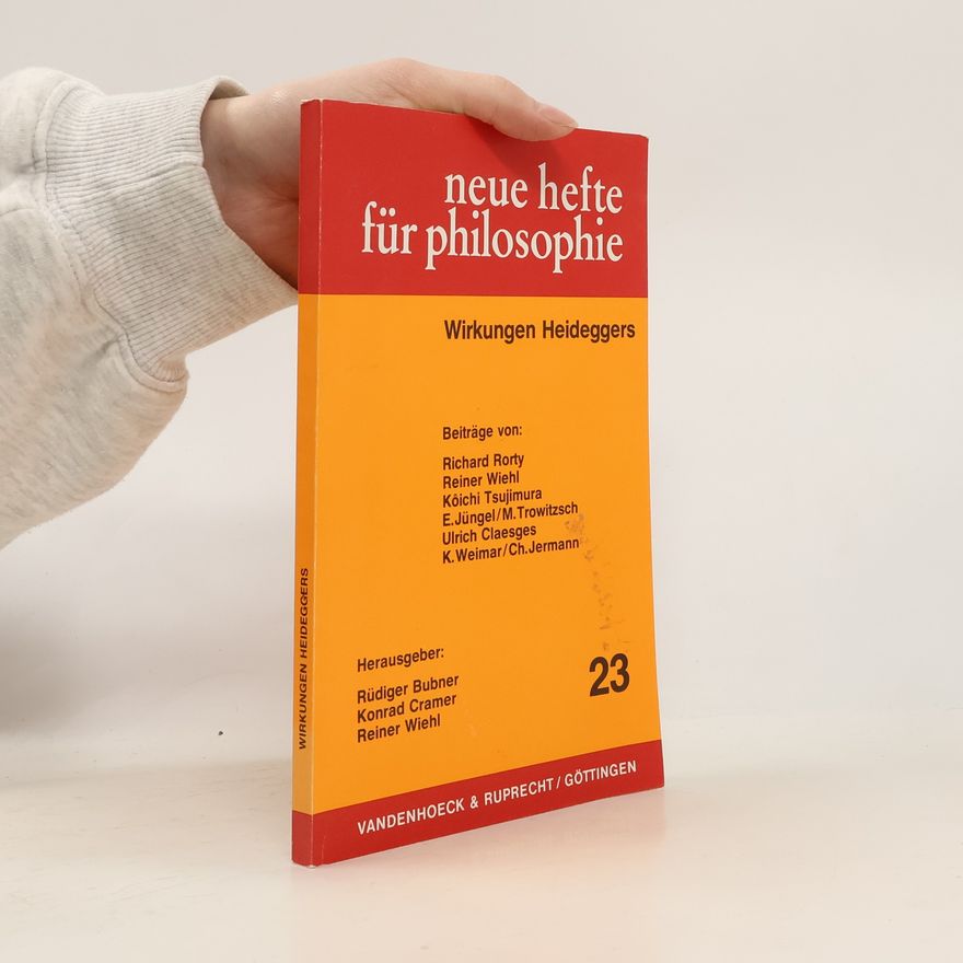 Collectif d'auteurs Neue Hefte für Philosophie 23