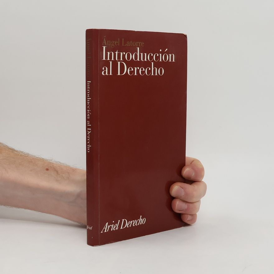 Ángel Latorre Introducción al derecho