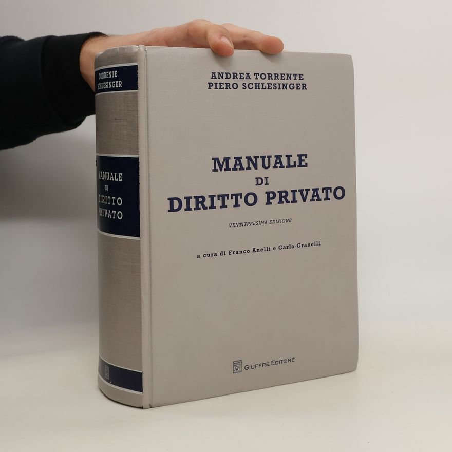 Andrea Torrente Manuale di diritto privato