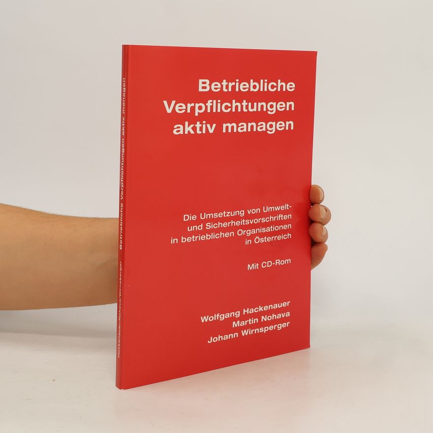 Wolfgang Hackenauer Betriebliche Verpflichtungen aktiv managen