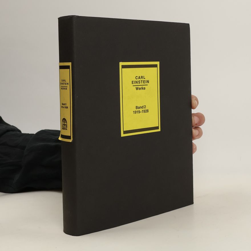 Carl Einstein 1919 - 1928. Band 2