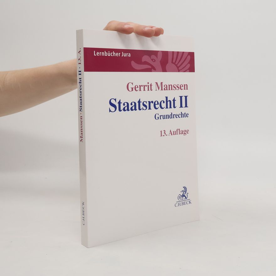 Gerrit Manssen Lernbücher Jura: Staatsrecht II