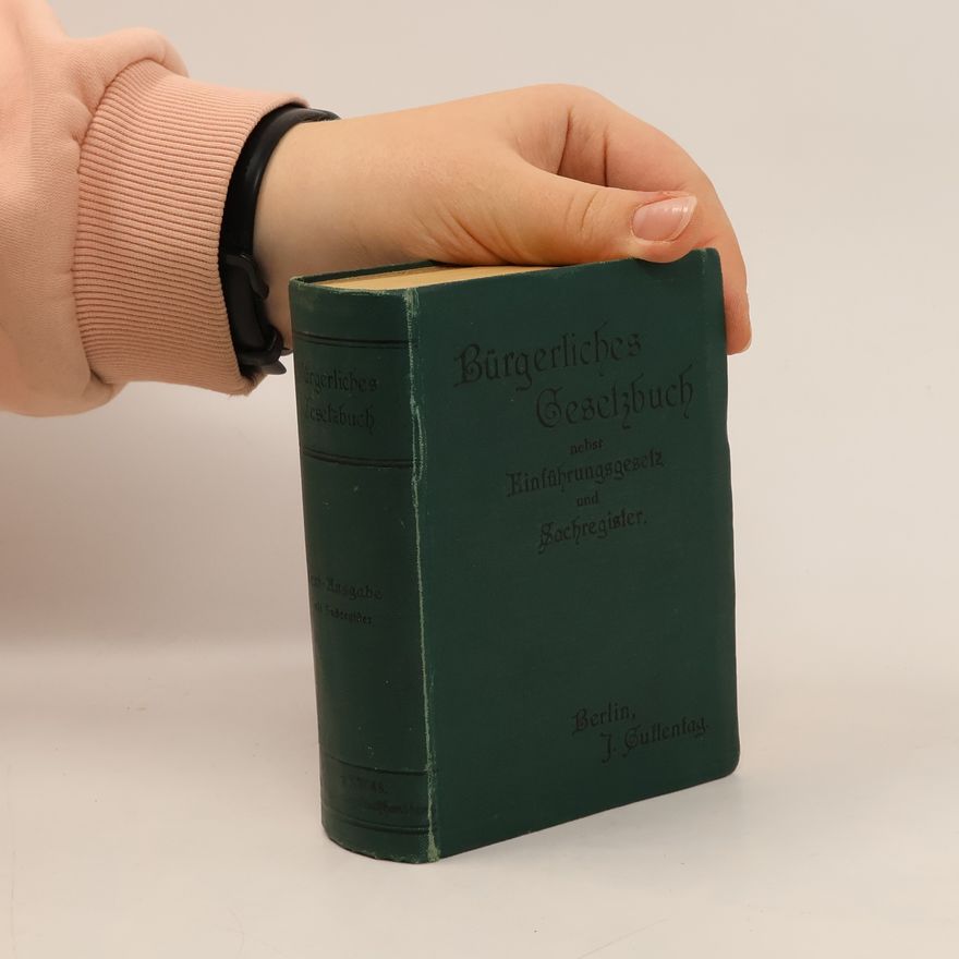 Collectif d'auteurs Bürgerliches Gesetzbuch nebst Einführungsgesek