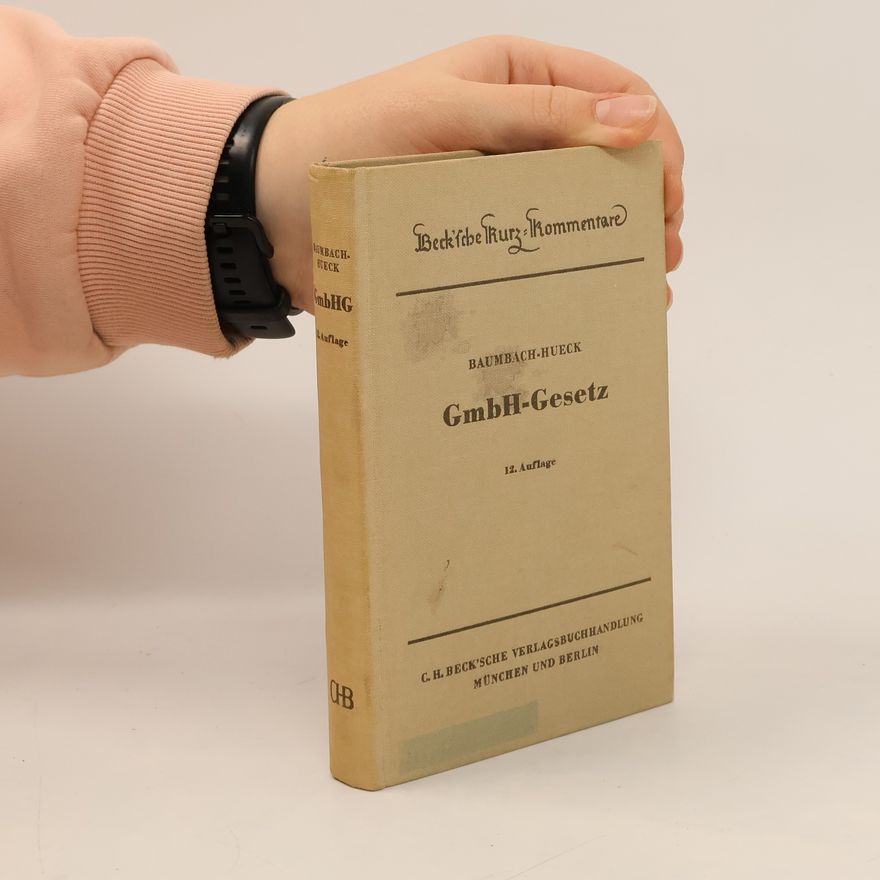 Adolf Baumbach GmbH-Gesetz