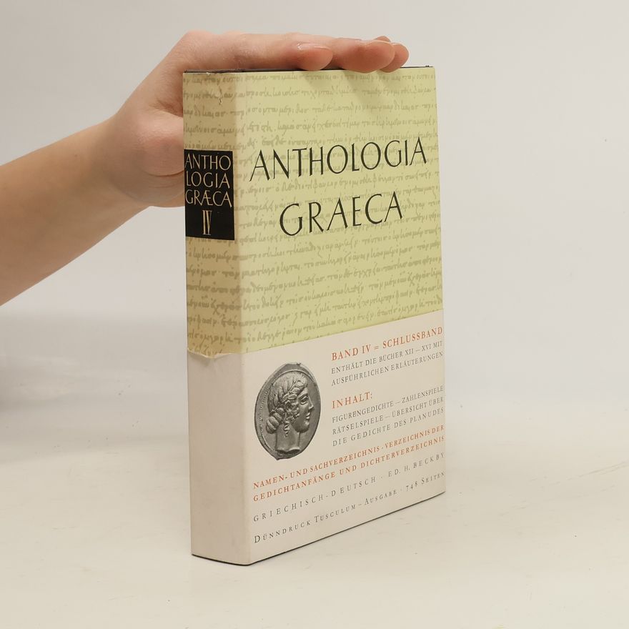 Autorenkollektiv Anthologia Graeca Buch XII-XVI