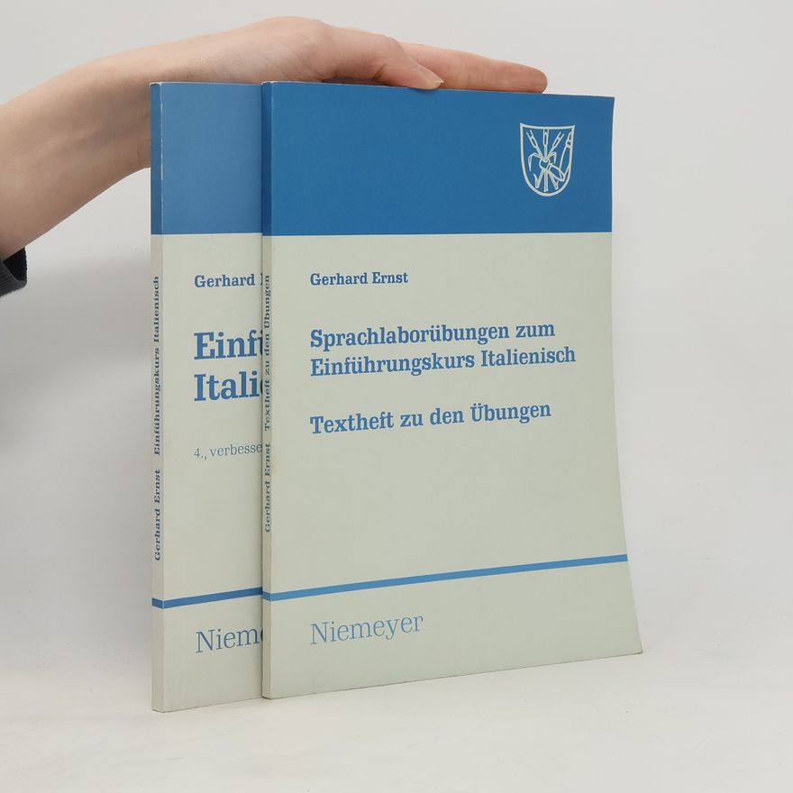 Gerhard Ernst Einführungskurs Italienisch. Sprachlaborübungen zum Einführungskurs Italienisch