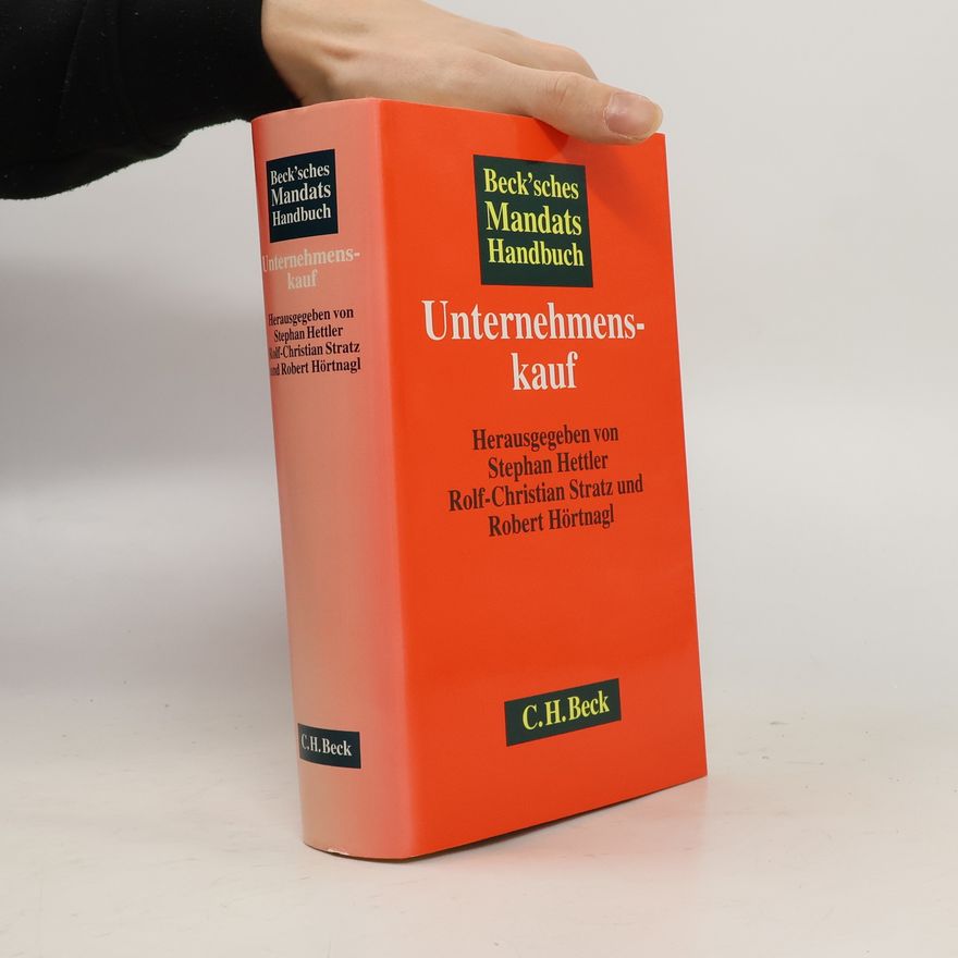 Robert Hörtnagl Beck'sches Mandats-Handbuch Unternehmenskauf
