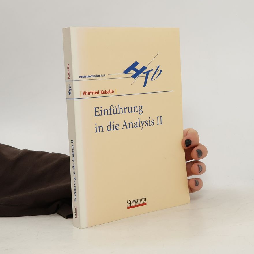 Winfried Kaballo Einführung in die Analysis 2