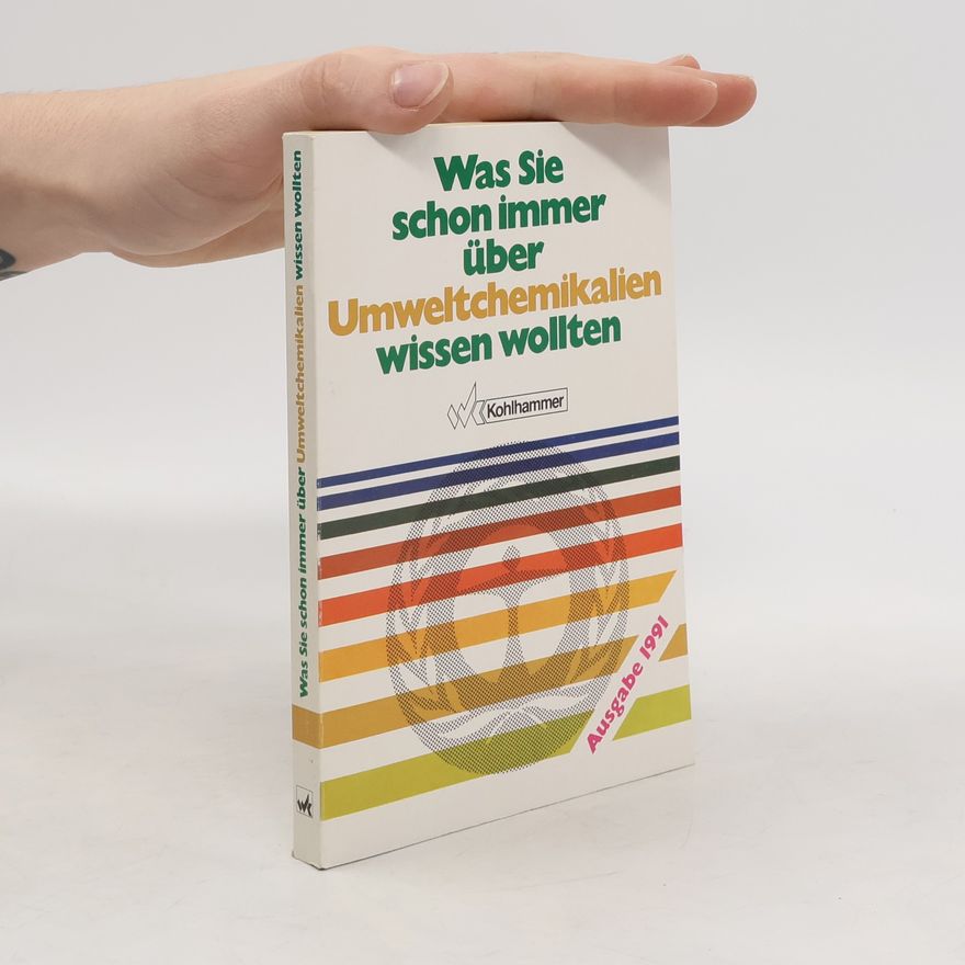 Volkhard Möcker Was Sie schon immer über Umweltchemikalien wissen wollten
