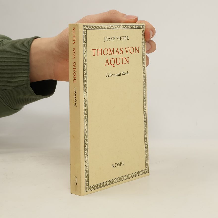 Josef Pieper Thomas von Aquin