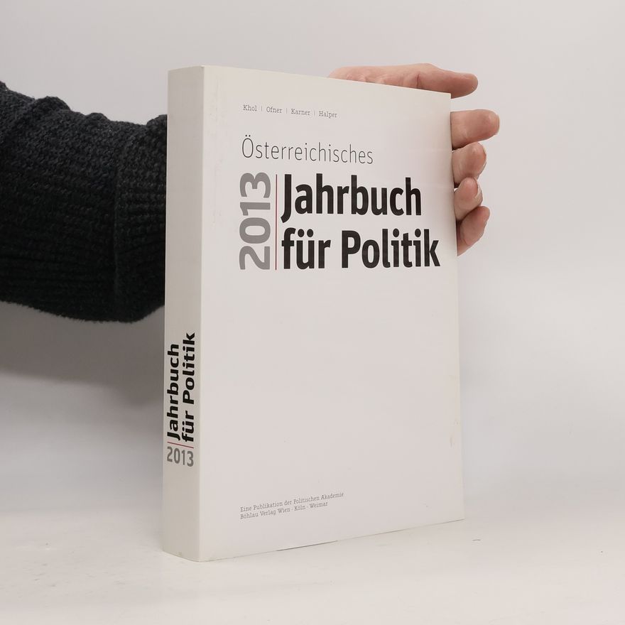 Halper Dietmar Österreichisches Jahrbuch für Politik 2013
