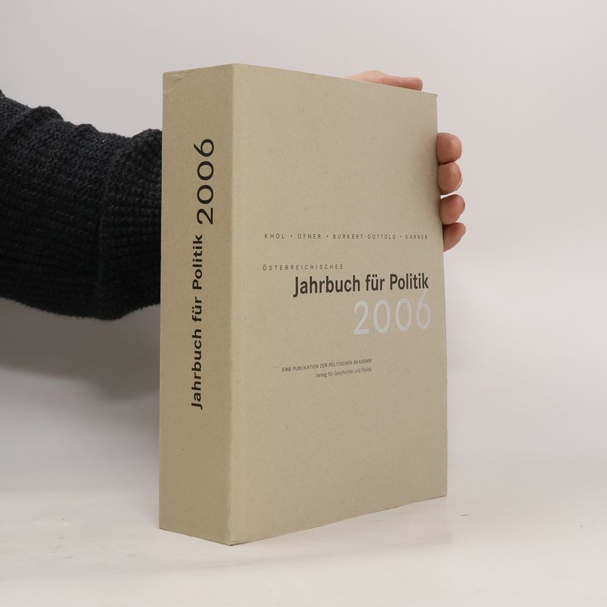 Günther R Burkert-Dottolo Österreichisches Jahrbuch für Politik 2006