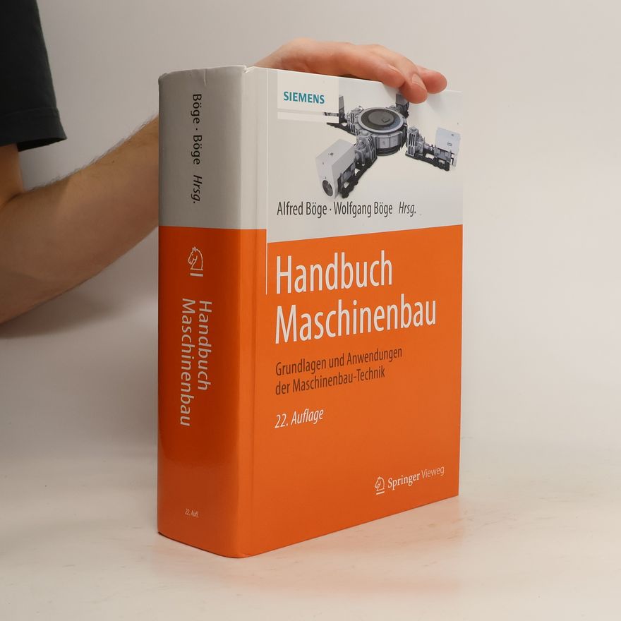 Alfred Böge Handbuch Maschinenbau