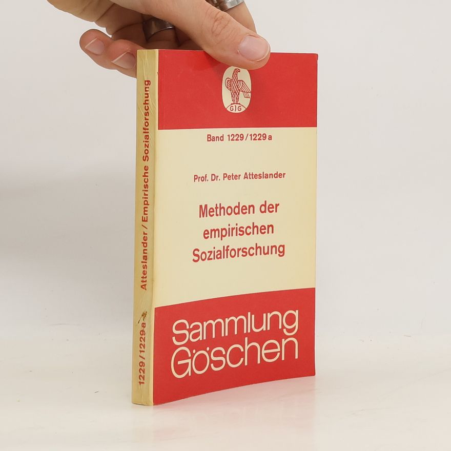 Peter Atteslander Methoden der empirischen Sozialforschung