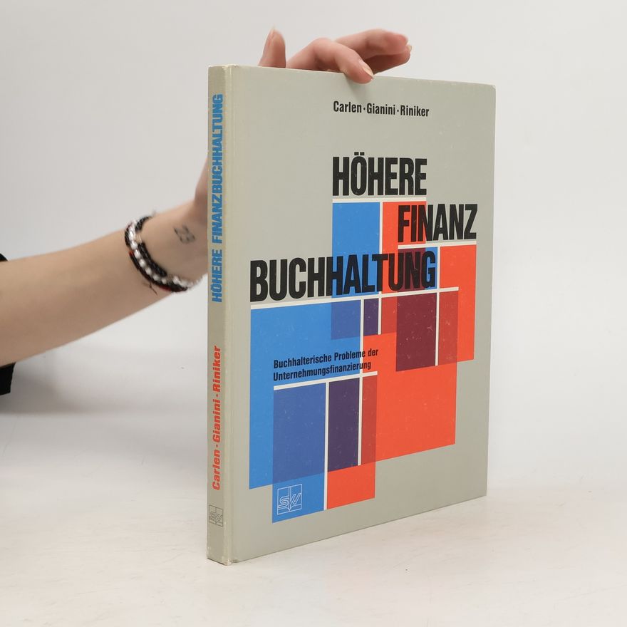 Anton Riniker Höhere Finanzbuchhaltung