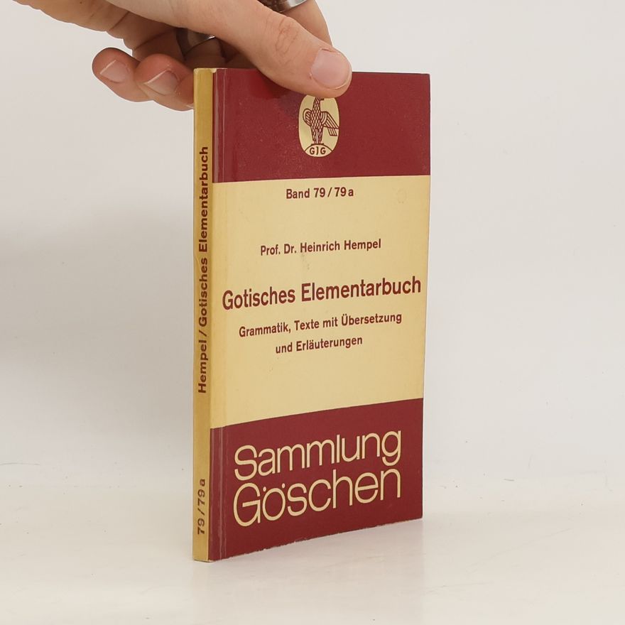 Heinrich Hempel Gotisches Elementarbuch
