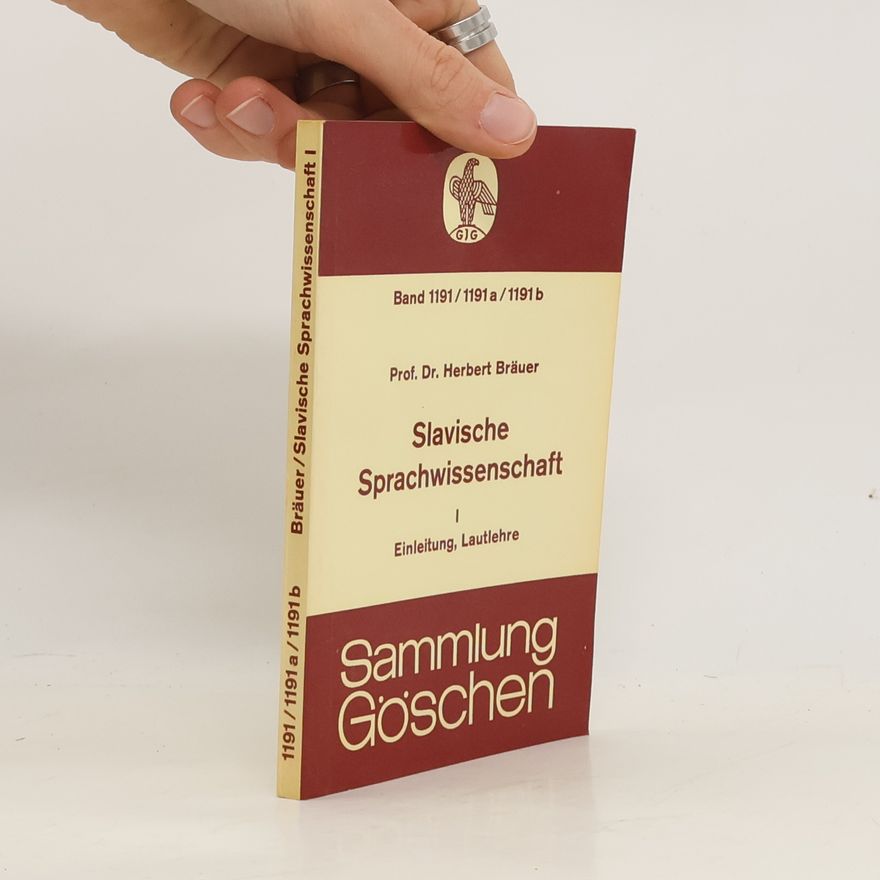 Herbert Bräuer Romanische Sprachwissenschaft I