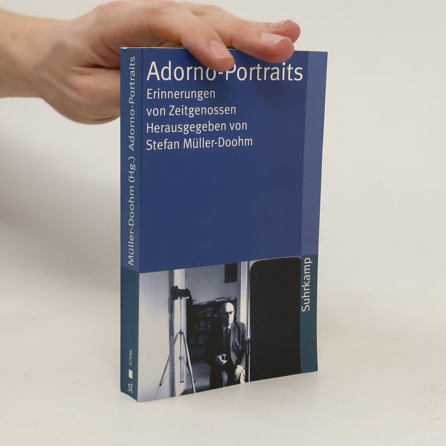 Stefan Müller-Doohm Adorno-Portraits