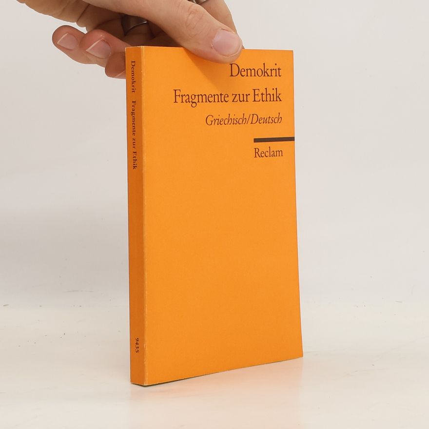 Gred Ibscher Reclams Universal-Bibliothek: Fragmente zur Ethik