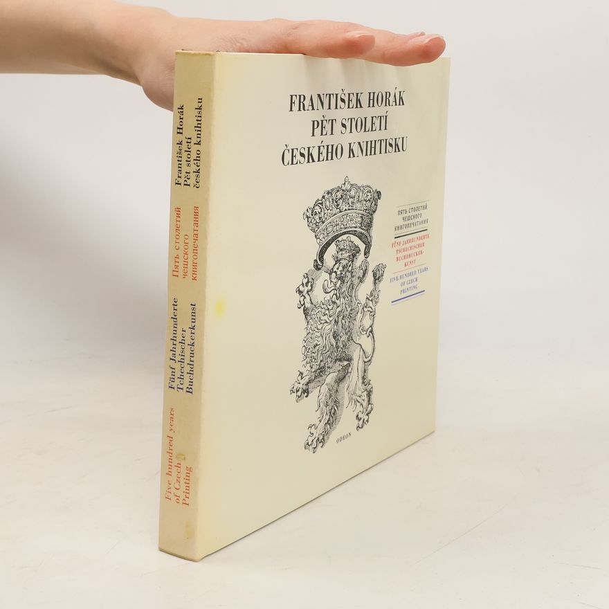 František Hořák Pět století českého knihtisku