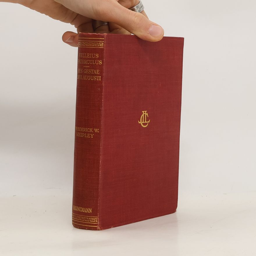 Frederick W. Shipley Velleius Paterculus
