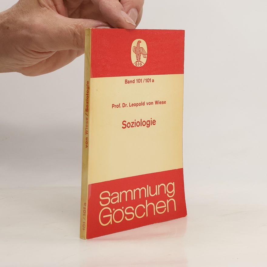 Leopold von Wiese Soziologie