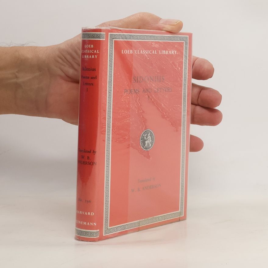 W. B. Anderson Sidonius: Poems and Letters I.