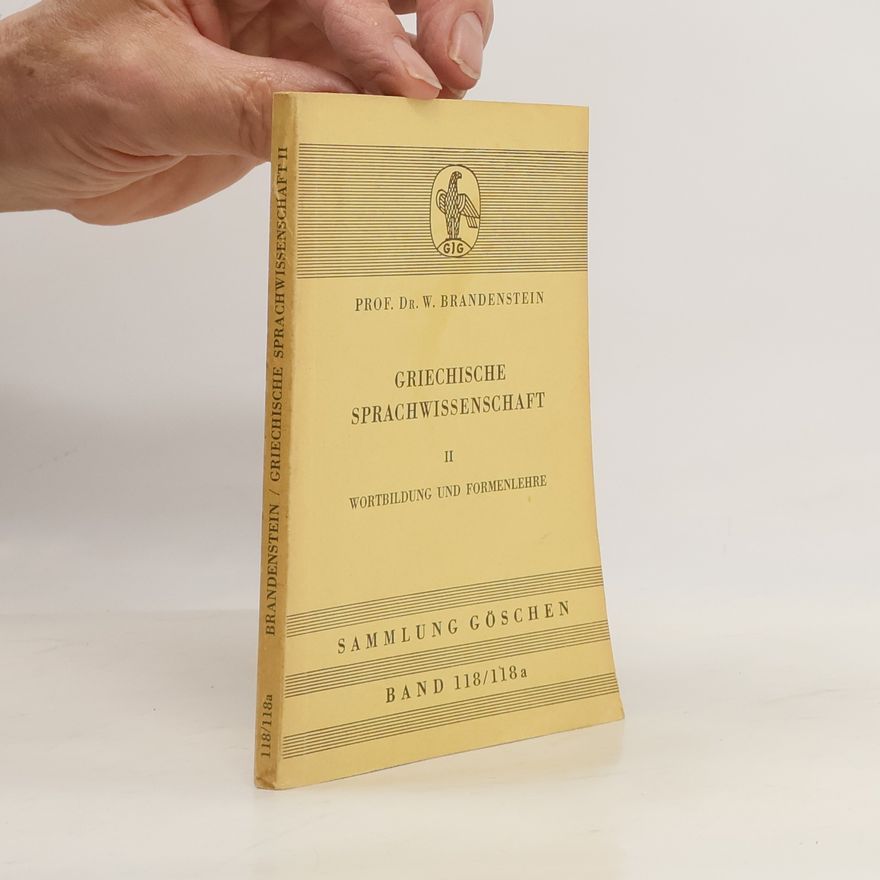 Wilhelm Brandenstein Germanische Sprachwissenschaft II