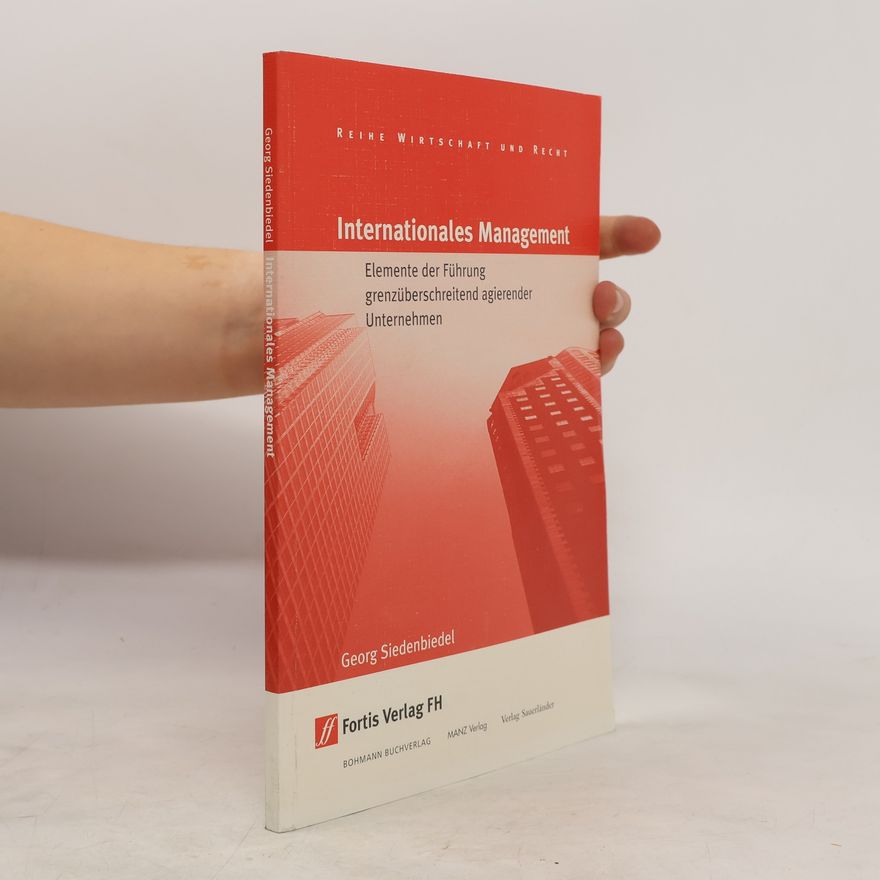 Georg Siedenbiedel Internationales Management