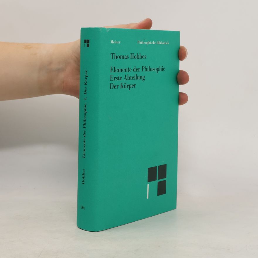 Thomas Hobbes Elemente der Philosophie