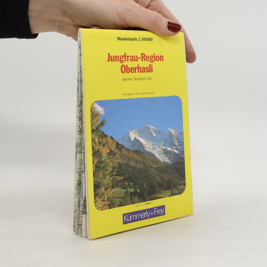Berner Wanderwege Jungfrau Region Oberhasli Hiking Map