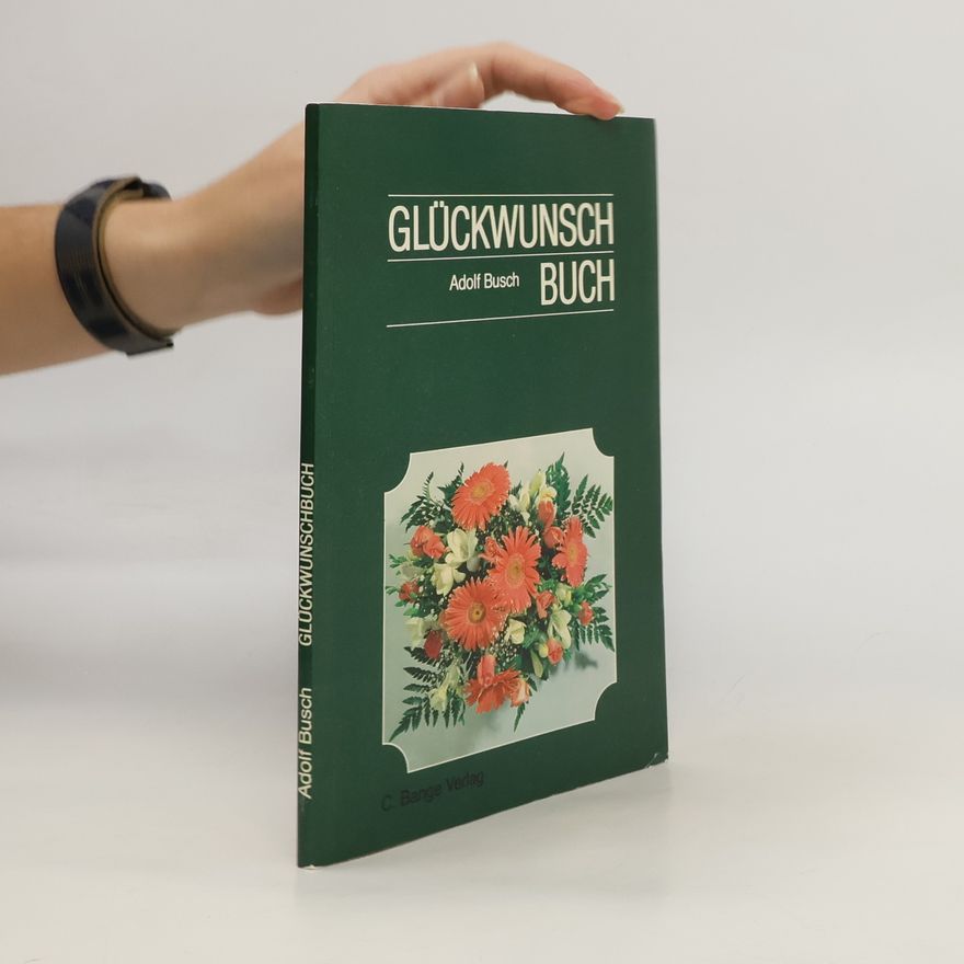 Adolf Busch Glückwunschbuch