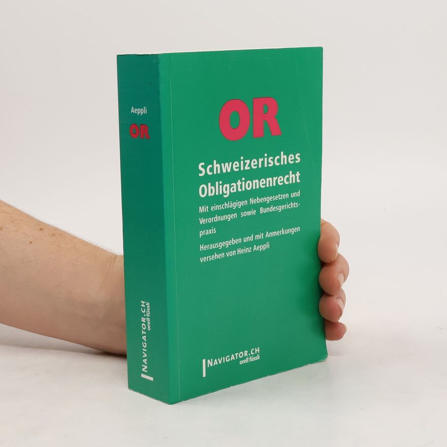 Heinz Aeppli Schweizerisches Obligationenrecht
