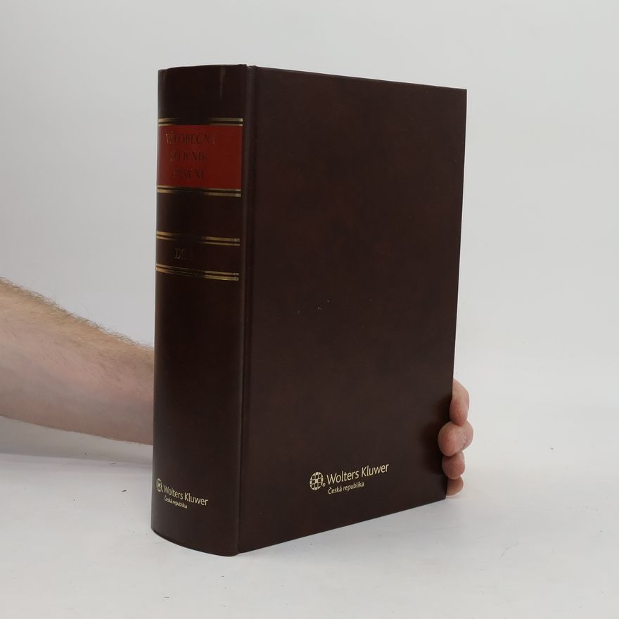 František Xaver Veselý Všeobecný slovník právní. Díl 4.