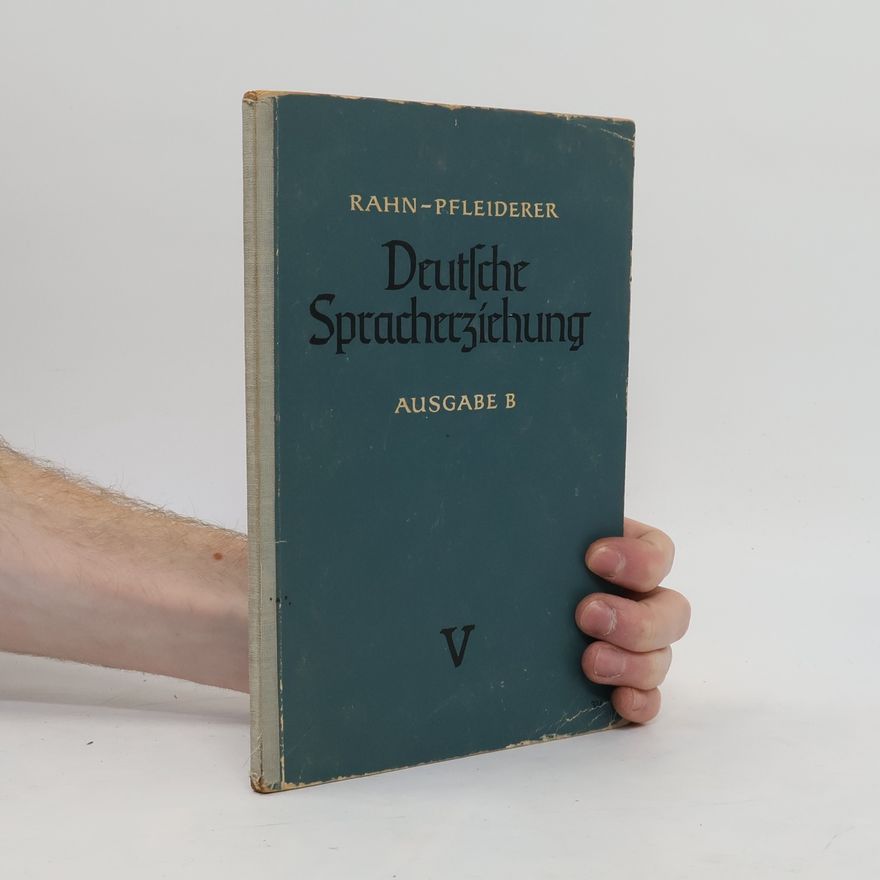 Fritz Hinze Deutsche Spracherziehung V