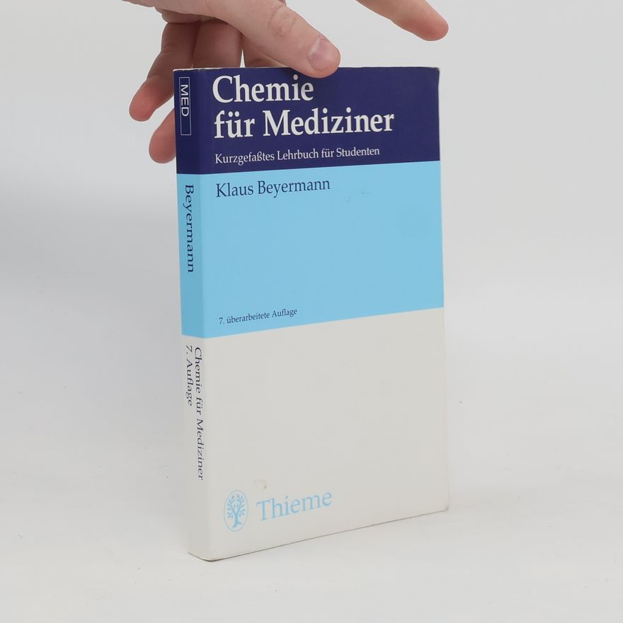 Klaus Beyermann Chemie für Mediziner