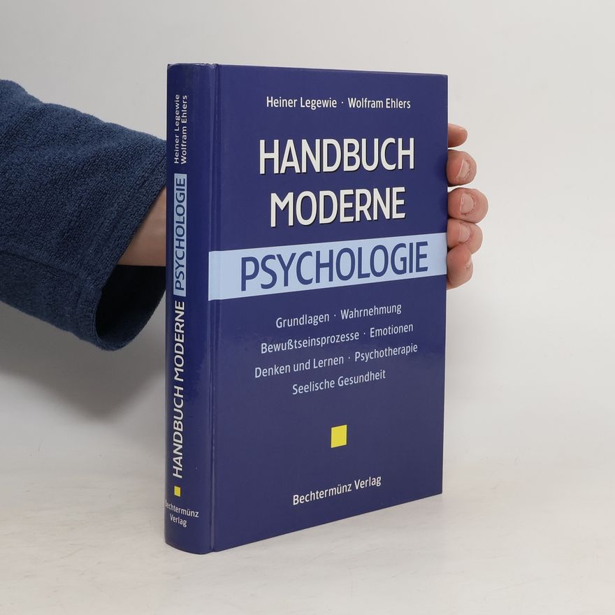 Heiner Legewie Handbuch moderne Psychologie