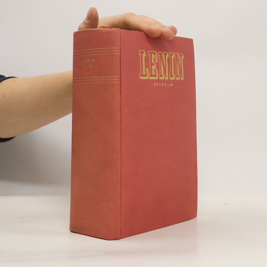 Autorenkollektiv Lenin Spisy 39