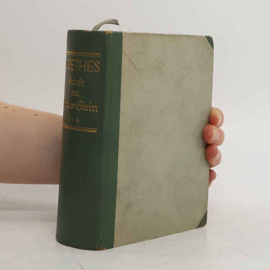 Autorenkollektiv Goethes Briefe an Frau von Stein I.
