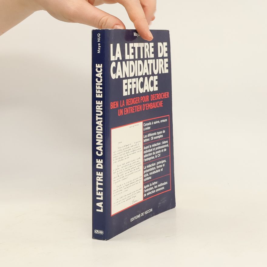 Maya Barakat-Nuq La lettre de candidature efficace