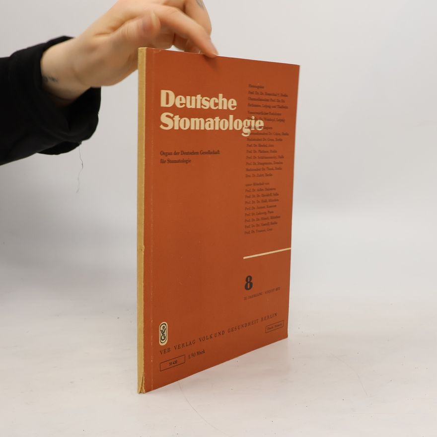 Autorenkollektiv Deutsche Stomatologie 8