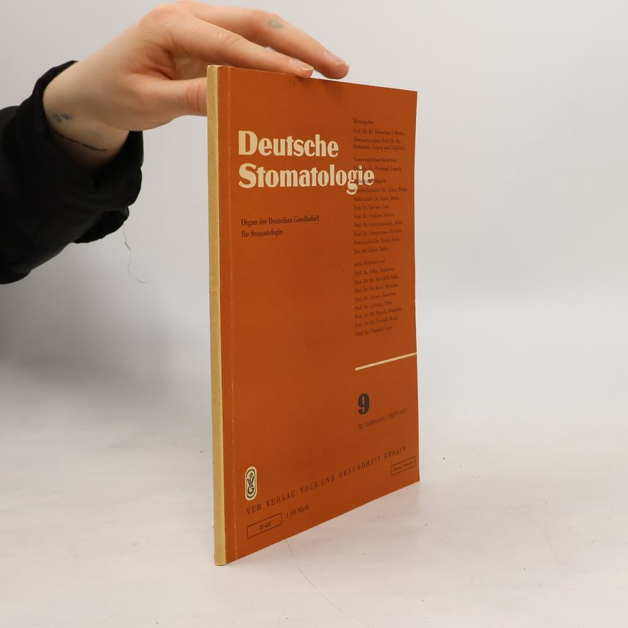 Autorenkollektiv Deutsche Stomatologie 9