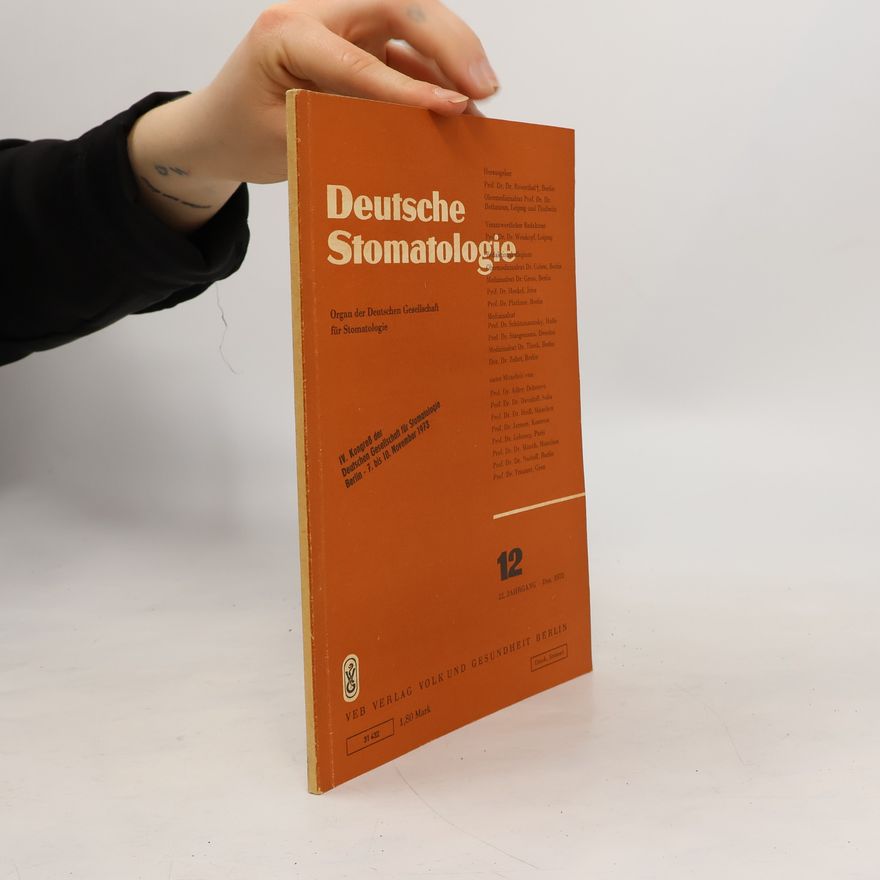Autorenkollektiv Deutsche Stomatologie 12