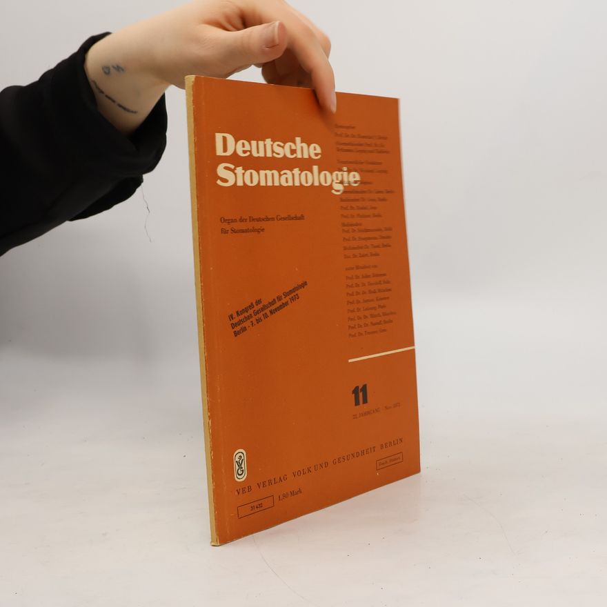 Various authors Deutsche Stomatologie 11