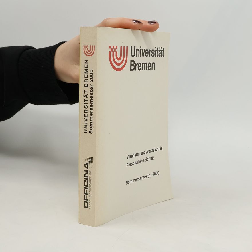 Various authors Veranstaltungsverzeichnis, Personalverzeichnis