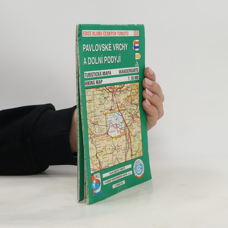 Kolektiv autorů Pavlovské vrchy a Dolní Podyjí. Turistická mapa