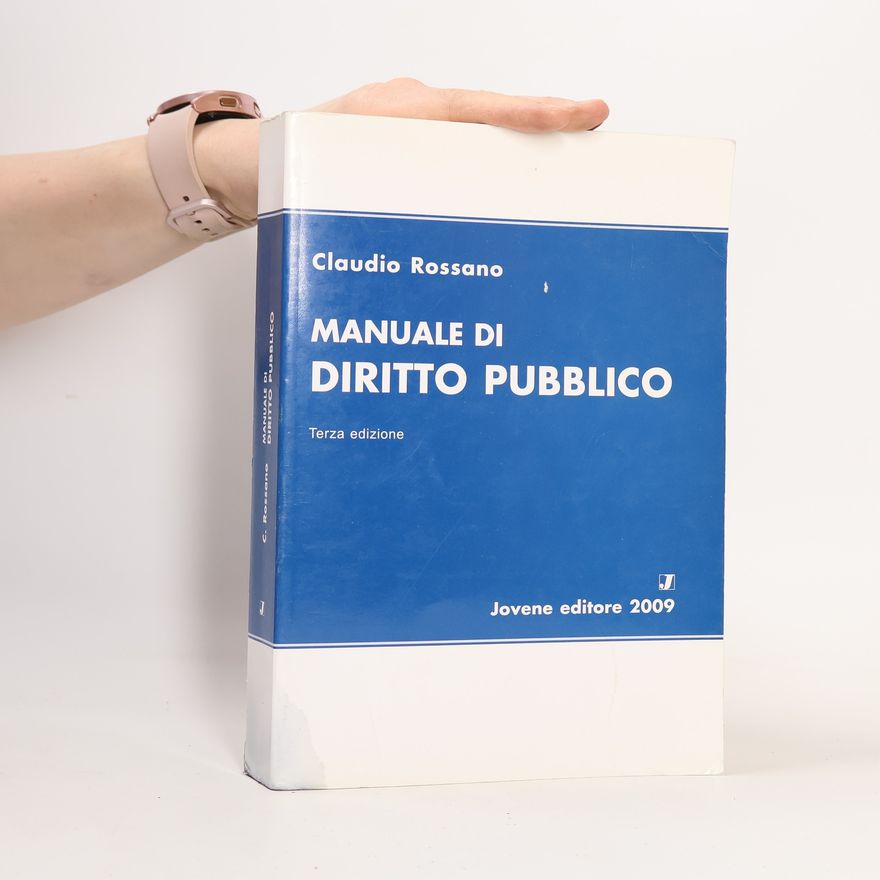 Claudio Rossano Manuale di diritto pubblico