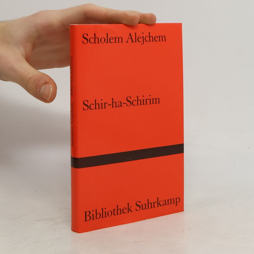 Jürgen Rennert Bibliothek Suhrkamp: Schir-ha-Schirim